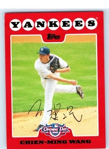 2008 Topps Opening Day #131 Chien-Ming Wang Opening Day Very Good - Picture 1 of 2