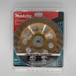 Rueda Makita Diamond Cup 7" pulgadas 24 segmentos turbo antivibración, A-96425 - Imagen 1 de 8