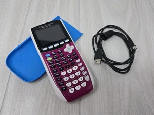 Texas Instruments TI-84 Plus C Silver Edition Calcolatrice Grafica - Rosa con Cavo - Foto 1 di 9