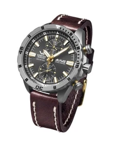 VOSTOK EUROPE Men Analog Quartz Casual Watch Classic Dress Black Dial Waterproof - Picture 1 of 6