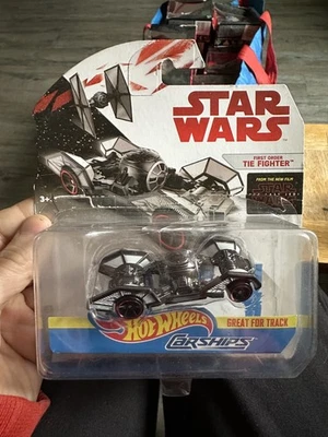 BNIB Hot Wheels Star Wars car ships First Order Tie Fighter car - Image 1 of 3