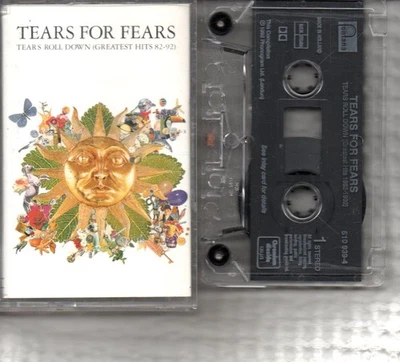 TEARS FOR FEARS - Tears Roll Down (Greatest Hits 82-92) - Cassette Tape Album - Image 1 of 2