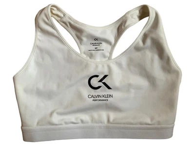 Calvin Klein Sport BH Damen S Weiß Performance - Bild 1 von 4