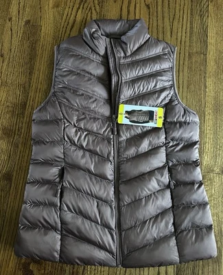 Colete acolchoado feminino 32 graus calor tamanho pequeno leve, quente, rosa malva - Imagem 1 de 3