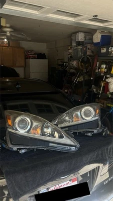 Faros de xenón Hid 2011-2013 Lexus IS350 IS250 OEM - Par - Buen estado - OEM Foto 1 de 4
