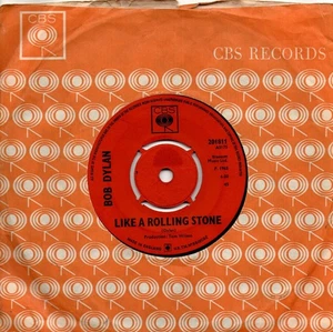 Bob Dylan:Like a rolling stone/Gates of Eden:UK CBS:1965 - Picture 1 of 2