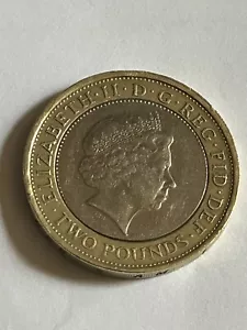 Rarissima moneta da 2 sterline 1807 abolizione della schiavitù con errore di conio £2 uk - Foto 1 di 5