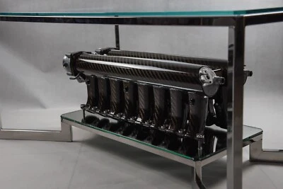 Bugatti Chiron W16 Engine Coffee Table , Supercar, Modern - Image 1 of 4