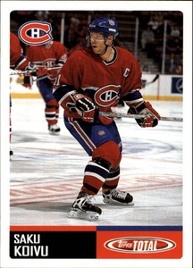 2002-03 Topps Total Hockey #395 Saku Koivu