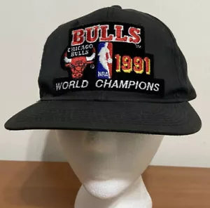 Vintage Chicago Bulls Snapback Hat 1991 Champions Sports Specialties Jordan - Picture 1 of 10