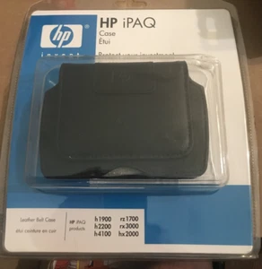 Étui étui ceinture cuir HP Slimline iPaq H1900 H2200 H4100 R1700 R3000 HX2000 - Photo 1 sur 4