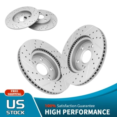 Комплект передних и задних тормозных дисков для 2008 2009 2010 2011 2012 - 2015 Scion XB 2,4 л - Изображение 1 из 4