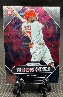 2021 Panini Prizm Fireworks #FW9 Jo Adell - Los Angeles Angels - Image 1 of 3