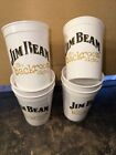 Tasses en plastique réutilisables Jim Beam 12 onces pour boissons de fête de bar, etc. 6 Total !