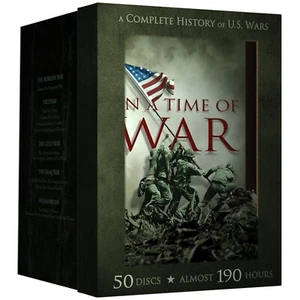 In A Time of War - Complete History of U.S. Wars DVD Set (50 Discs) *NEW/SEALED* - Picture 1 of 4