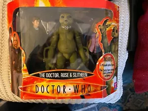 Doctor Who 10th Doctor ,Rose & Slitheen Figure Set - Picture 1 of 2