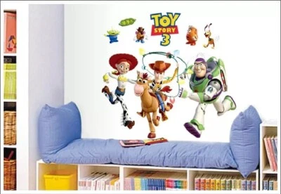 Toy Story 3 Wall Stickers Decals Kids Boys Girls Room Nursery Décor Vinyl Art - Image 1 of 4