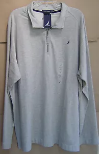 ¡VENTA! NUEVO CON ETIQUETAS $70 NAUTICA Hombre XXL 1/2 Cremallera Chaqueta GRIS 2XL Algodón - Imagen 1 de 1