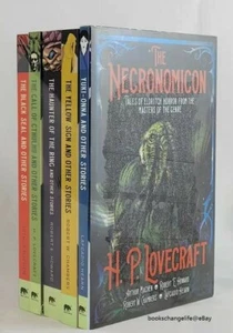 THE NECRONOMICON 5 PKs by H.P. Lovecraft Arthur Machen Robert Howard etc. SEALED - Picture 1 of 3