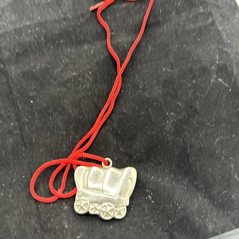 Schooner Covered Wagon Necklace Oklahoma Sooners Cover