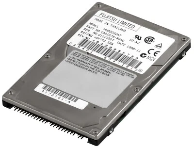 Fujitsu Limited Mhd2032At 3.25Gb 4000Rpm 512Kb Ata Ide 2.5" Inch - Image 1 of 3