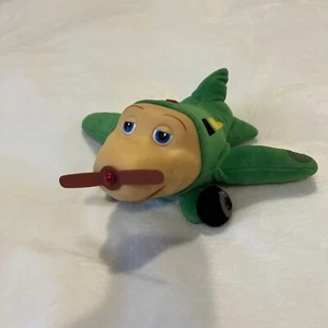 JJ el avión a reacción peluche snuffy, algo de decoloración - Imagen 1 de 7