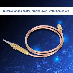 M8 Sonda termocoppia Bruciatore Gas Filo 600mm per Camino Barbq - Foto 1 di 7
