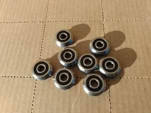 RM2-2RS 3/8" V Nut Rollenlager Gummi versiegelt Leitungsschiene - 8 STCK. - Bild 1 von 8