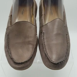 Paul Green Munchen Gray Soft Leather Loafers Mens Sz 8 Made In Austria - Picture 1 of 9