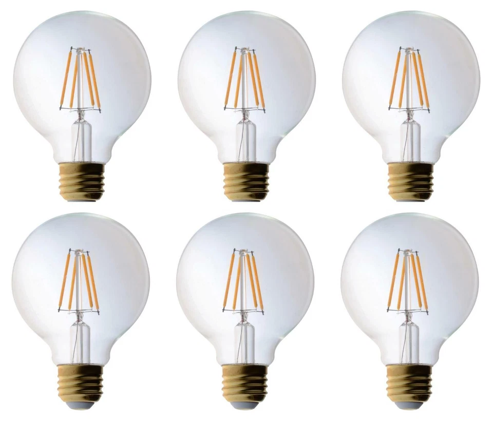 Bioluz LED G25 Vanity LED Dimmable Filament LED Globe 40 Watt Replacement 2700K - Image 1 of 1