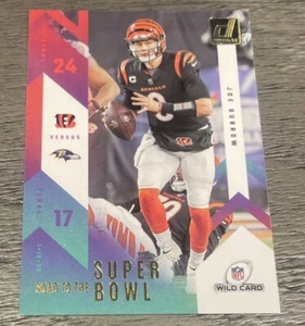 Joe Burrow 2023 Donruss Football Road to the Super Bowl Wild Card #RTSBW-JB - Picture 1 of 3