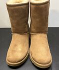 Womens Ugg Classic Short Ii Chestnut Boots 5825  Sz 9 Small Flaw On Right Boot