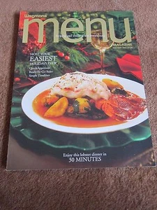Wegmans Menu Holiday Magazine 2005 Christmas Recipes Ideas Crab & Prosciutto Mlt - Imagen 1 de 6