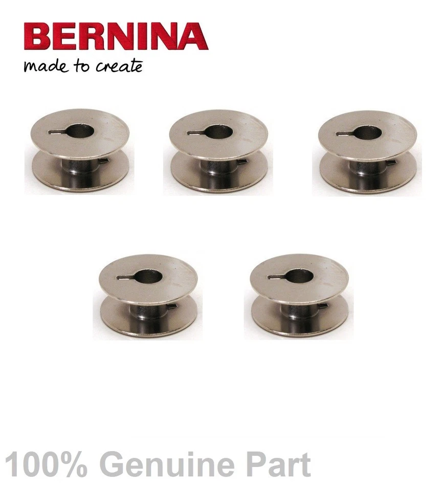 5 x BERNINA SEWING MACHINE METAL BOBBINS Special for 1000 & 1001 Only - Image 1 of 1