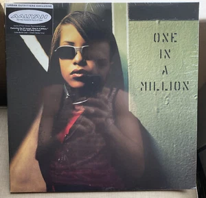 Aaliyah One In A Million LP Urban Outfitters Exclusive 2022 Blackground NEW - Picture 1 of 5