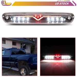 For 2007-2014 GMC Sierra 1500 Black Housing Smoke Lens Third brake light - Picture 1 of 12