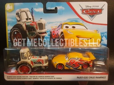 DISNEY PIXAR CARS BUMPER SAVE RACING TRACTOR RUST-EZE CRUZ 2020 2 PACK SAVE 6% - Image 1 of 2