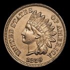 New Listing1859 Indian Head Cent - Au+ - See video!