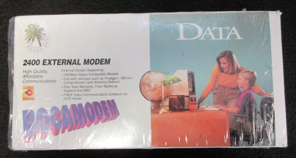 Bocamodem M0024ED Baud External Serial RS232 Modem - Image 1 of 2