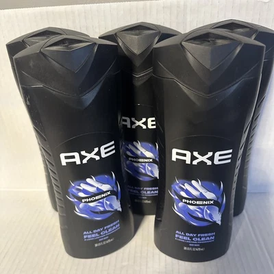 AXE Phoenix Body Wash for Men 12 Hr Scent Crushed Mint &Rosemary 16oz 5 Pack - Image 1 of 4