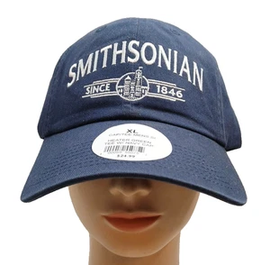 Sombrero/Gorra Smithsonian Bordado Museo Establecido 1846 AZUL MARINO - Imagen 1 de 11