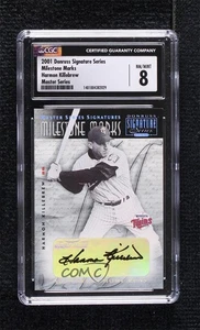 2001 Donruss Signature Series Masters Harmon Killebrew CGC 8 Auto HOF - Picture 1 of 3