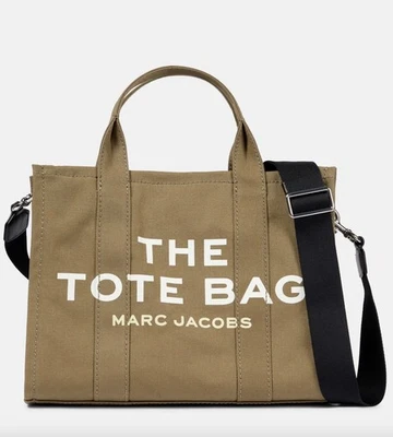 Marc Jacobs Slate Green Medium Size Canvas Tote Model #M0016161 - $195 - BNWT - Image 1 of 4