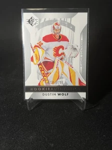2023-24 SP Authentic Dustin Wolf Rookie Authentics #116 Calgary Flames /1299 - Bild 1 von 2