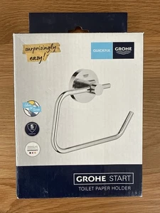 Grohe Start Toilet Roll Holder QuickFix Polished Chrome 41 200 000 - Picture 1 of 2