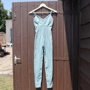 Bo+Tee Green Unitard Leggings Size Small - Picture 1 of 7