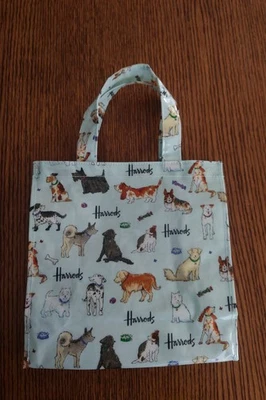Harrods Logo Tote Bag With Dog Pattern - Image 1 of 4
