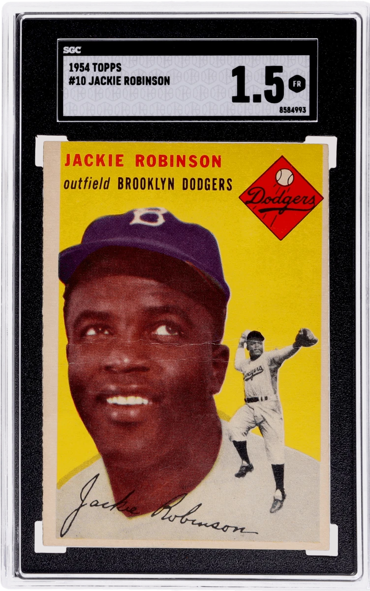 1954 Season Topps Jackie Robinson Baseball Trading Cards