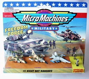 VINTAGE 1994 MICRO MACHINES MILITARY #5 NIGHT SKY RANGERS SPECIAL FORCES NEW ! - Picture 1 of 8