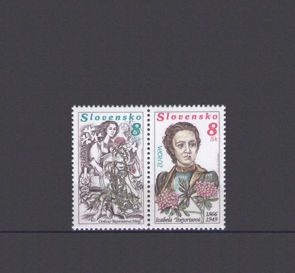 SLOVAKIA, EUROPA CEPT 1996, FAMOUS WOMEN, MNH (set.2) - Image 1 of 1
